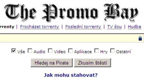 Mirror The Pirate Bay na webu eské pirátské strany