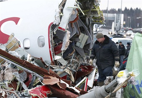 Havárie tupolevu na letiti Vnukovo