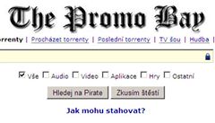 Mirror The Pirate Bay na webu eské pirátské strany