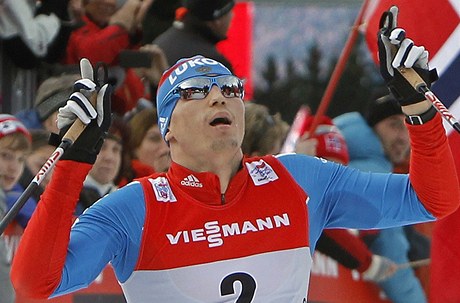Ruský běžec na lyžích Alexandr Legkov