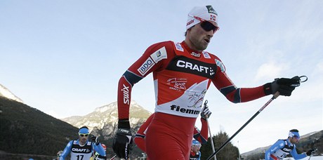 Norský bec na lyích Petter Northug