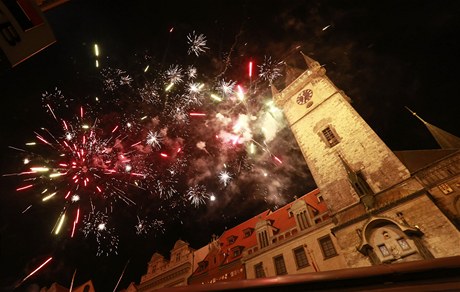 Ohostroj na Staromstském námstí