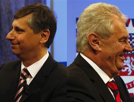 Jan Fischer versus Miloš Zeman