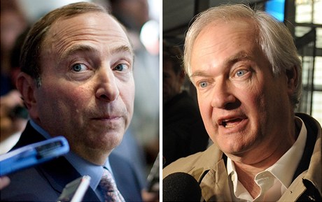 Garry Bettman a Donald Fehr