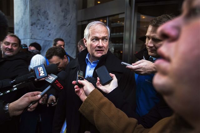 Výkonný �editel hrá�ské asociace NHLPA Donald Fehr 