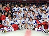 Hokejová dvacítka Ruska s bronzovými medailemi
