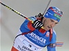Ruský biatlonista Dmitrij Malyko 