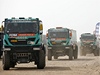 Kamiony znaky Iveco ped Rallye Dakar