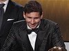 Lionel Messi z Barcelony potvrté za sebou vyhrál Zlatý mí pro nejlepího fotbalistu svta