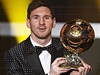 Fotbalista Barcelony Lionel Messi vyhrál potvrté v ad Zlatý mí