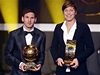 Nejlepí fotbalisté svta - Lionel Messi z Barcelony a Amerianka Abby Wambachová