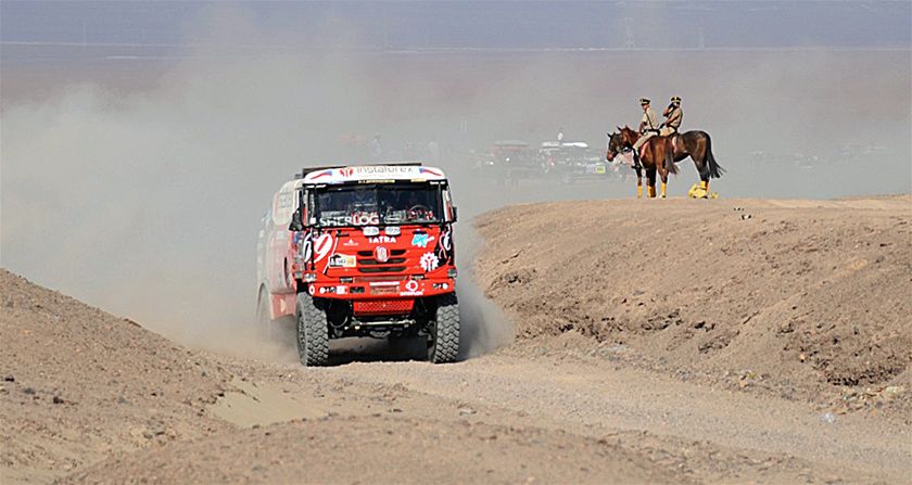 Kamion Ale�e Lopraise na Rallye Dakar