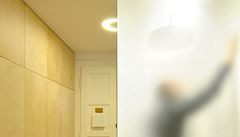 Byt .1 na Vinohradech: Prsvitné zasklení.