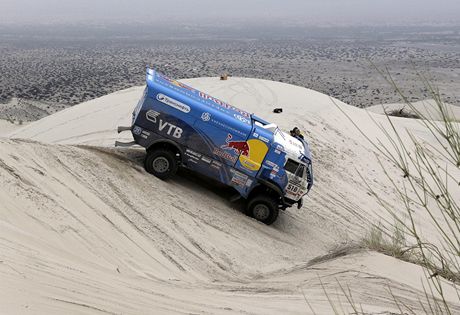 Kamiony Ruda Andreje Karginova na Rallye Dakar