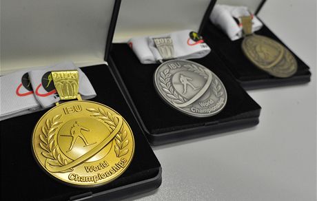 Medaile pro biatlonové MS v Novém Mst na Morav.