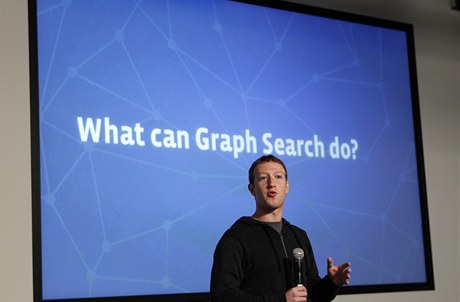 Šéf Facebooku Mark Zuckerberg představil novou vyhledávací službu