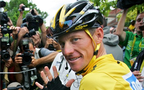 Bývalý slavný cyklista Lance Armstrong z USA
