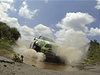 Automobilový závodník Stephane Peterhansel z Francie na Rallye Dakar