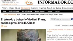 Franz na stránkách mexického El Informador