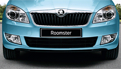 Škoda Roomster s novým logem automobilky.