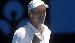 Berdych je potřetí v řadě ve čtvrtfinále Australian Open