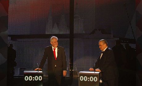 Poslední prezidentský duel na eské televizi
