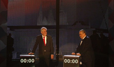Poslední prezidentský duel na eské televizi