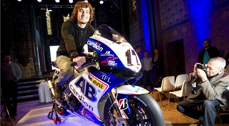 Karel Abraham představil nový motocykl.