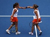 Italské tenistky Sara Erraniová (vpravo) a Roberta Vinciová
