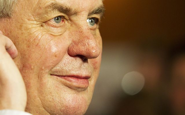 Milo Zeman, nov zvolený prezident eské republiky.