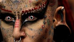 Netradiční podívaná: festival tetování přilákal příznivce body artu
