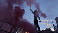 Feministky z hnutí Femen protestují v Davosu