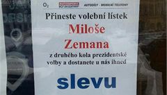 Prezidentsk slevy: vno zdarma i totln vprodej Vclava Klause