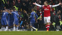 Chelsea ve šlágru anglické ligy přehrála Arsenal 2:1