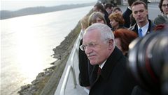 Návštěva Václav Klause na Slovensku -Dunaj.
