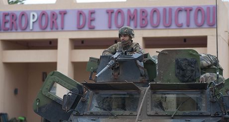 Francouztí vojáci v Timbuktu
