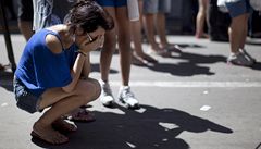 Brazilka truchlí za svými páteli, kteí v klubu zemeli