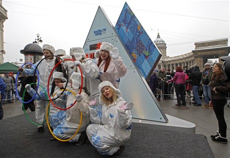 Slavnost rok ped zimní olympiádou v Soi 2014 