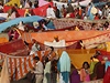 Hinduistický festival Maha Kumbh v Indii.