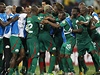 Radost fotbalist Burkiny Faso