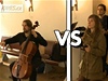 souboj violoncella s herní konzolí