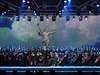 Vladimir Putin na koncert k píleitosti 70. výroí bitvy u Stalingradu.