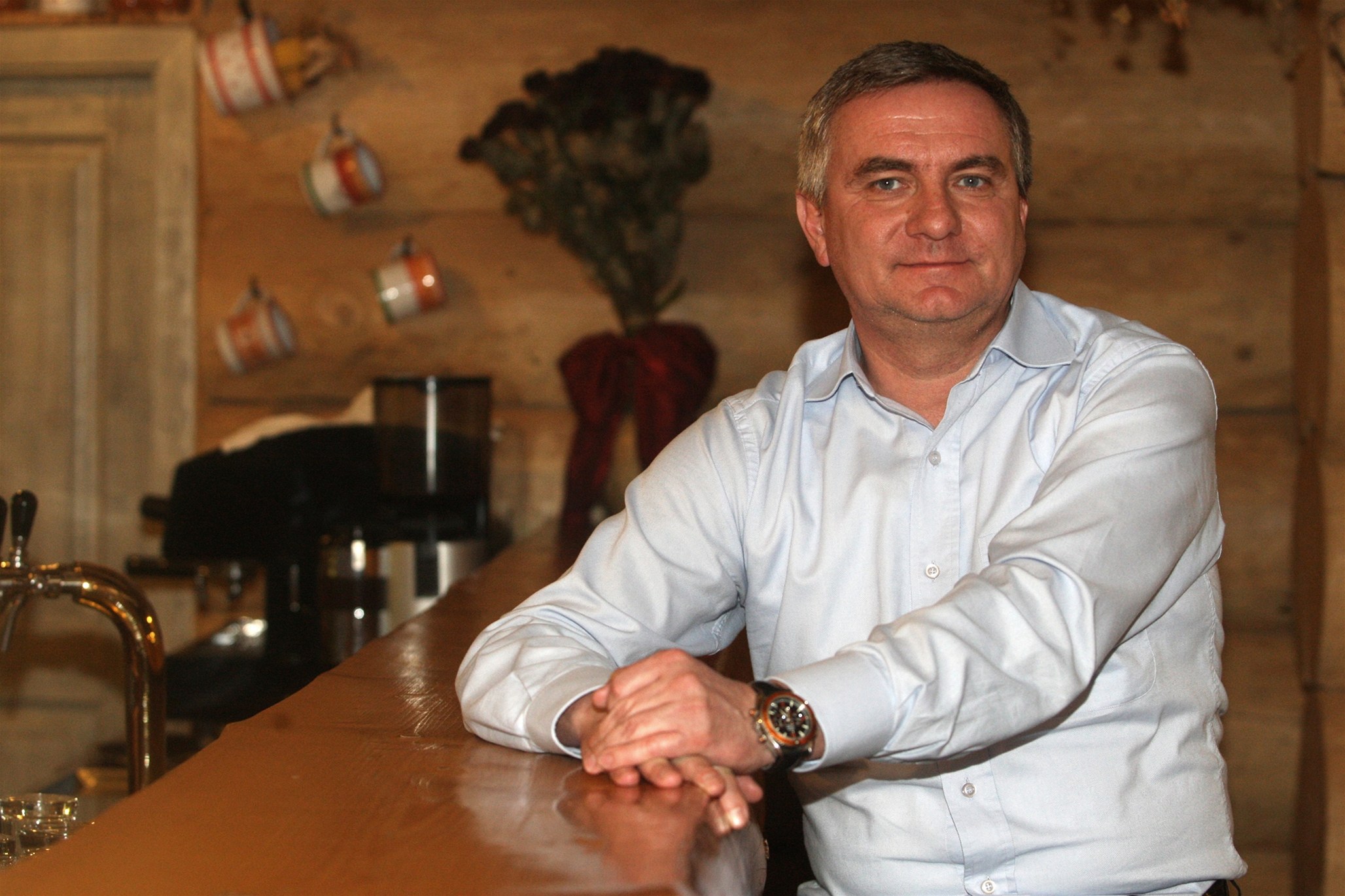 Vratislav Myná�, p�edseda Strany práv ob�an - zemanovc�. 