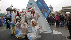 Slavnost rok ped zimní olympiádou v Soi 2014 