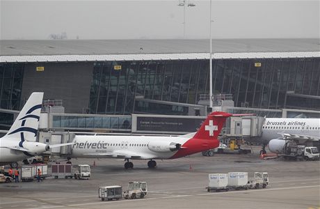 výcarské dopravní letadlo, ze kterého ozbrojenci ukradli velkou zásilku diamant.
