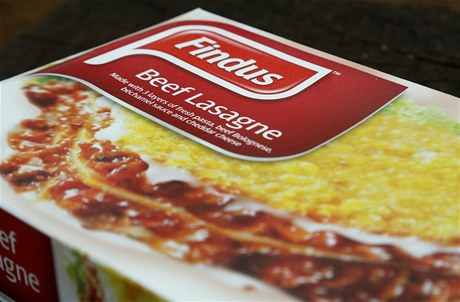 Lasagne Findus obsahovaly koské maso
