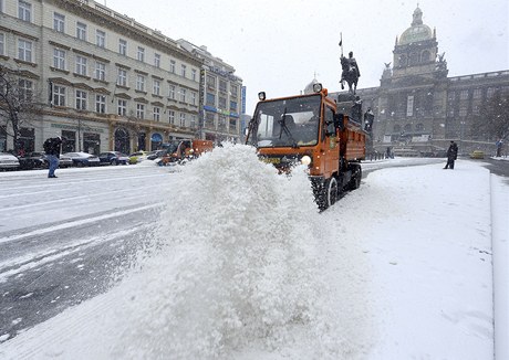 Silné snení se nevyhlo ani centru Prahy.