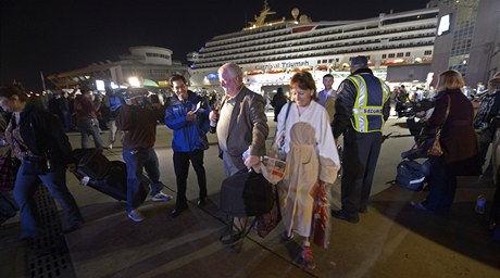 Vyloení pasaér z Carnival Triumph.