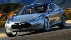 Interiér vozu Tesla Model S