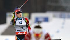 Biatlonista Moravec sahal po medaili, ale zase skončil na MS čtvrtý